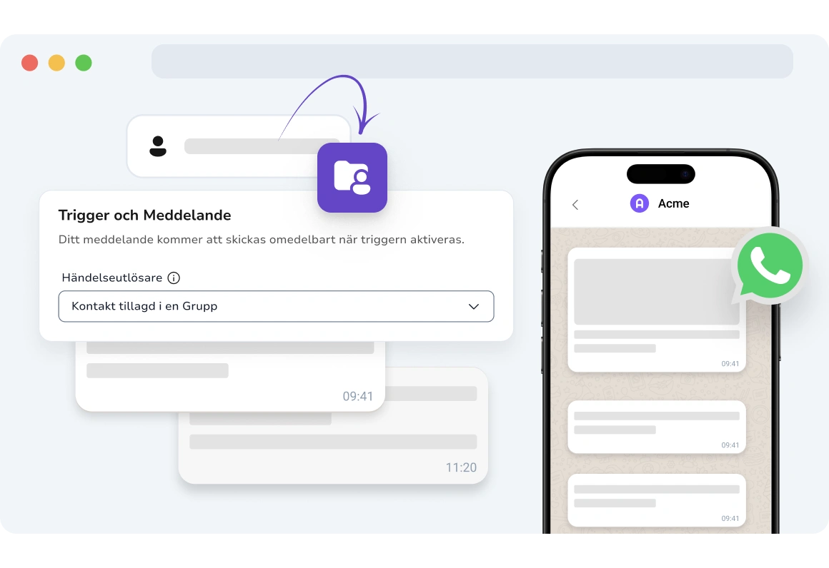 Skärmdump av TopMessages sida för händelsebaserade kampanjer.